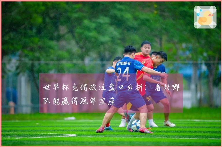 世界杯竞猜投注盘口分析：看好哪队能赢得冠军宝座